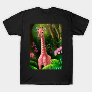 Pink Giraffe T-Shirt